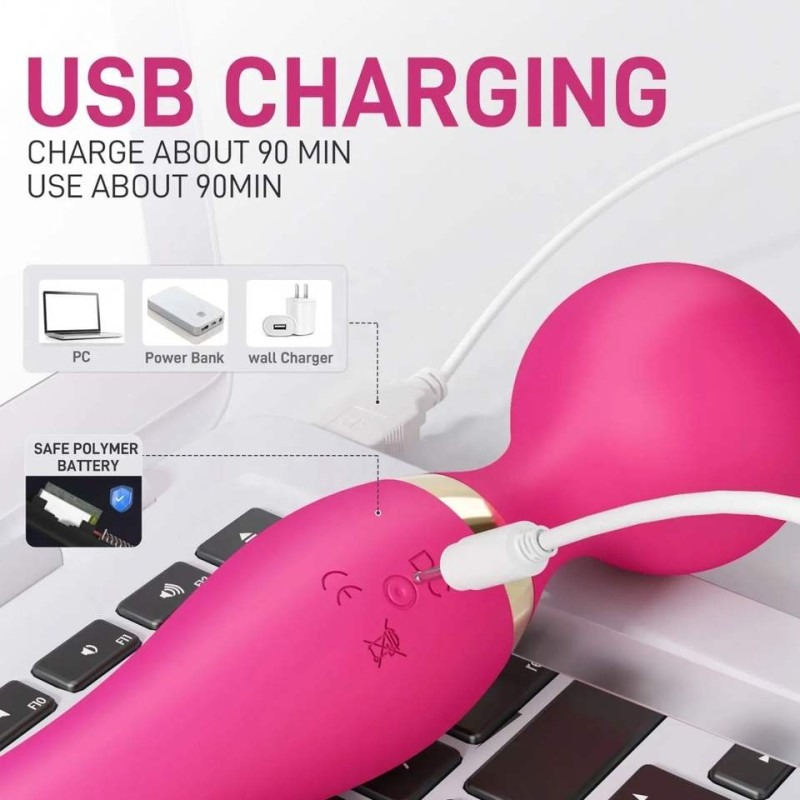 GirlsPower Female Massage Stick – Cordless Waterproof Body Relaxation Device