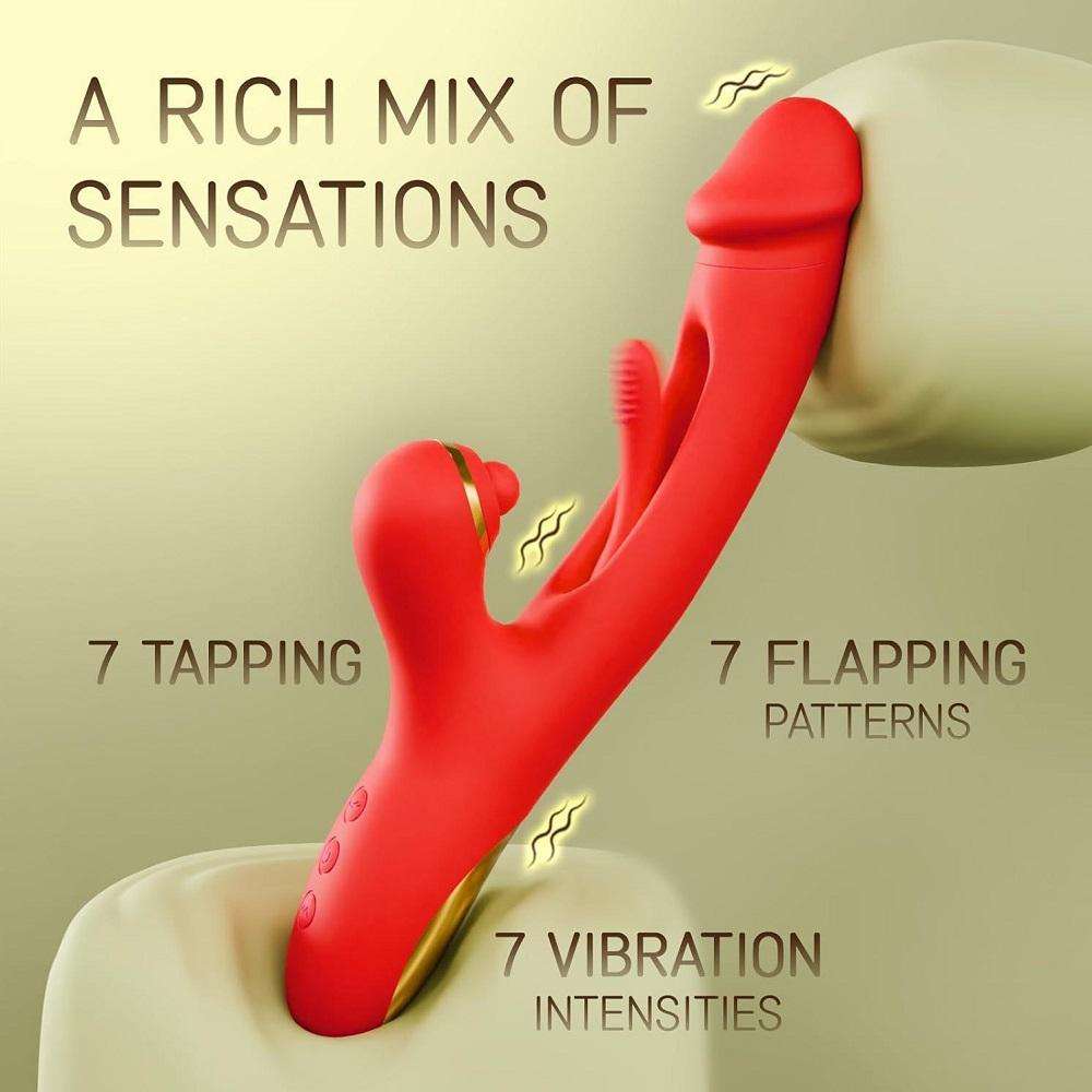 Rechargeable USB Rabbit Female Personal Massager